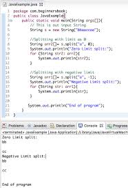 Use matcher.quotereplacement(java.lang.string) to suppress the special meaning of these characters, if desired. Java String Split Method With Examples