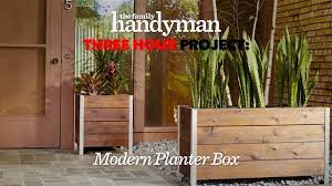 Maybe you would like to learn more about one of these? Three Hour Project Stylish Modern Planter Box Youtube
