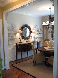 Hang your dining room mirror on the wall nearest to your table to give the room a brighter, more open look and feel. Stunning Furniture Mirror Over Dining Room Table 44