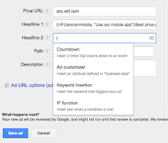 Personalize Your Text Ads Using Adwords If Function Cpc Strategy Adwords Ads Business Data