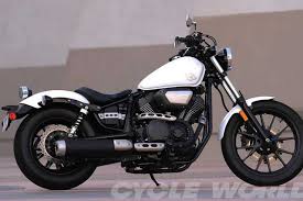 This one has the aftermarket mini ape. 2014 Yamaha Star Bolt White Black Yamaha Bolt Yamaha Cafe Racer