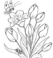 Membuat gambar mewarnai bunga cukup mudah apalagi untuk anak perempuan yang memang identik dengan mereka. 80 Gambar Ragam Hias Bunga Tulip Terlihat Keren Gambar Pixabay