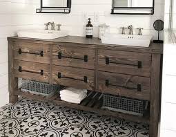 This beautiful bathroom vanity offers a stylish storage solution for your bathroom. Rustic Farmhouse Double Bath Vanity With Angelarosediyhome Ana White