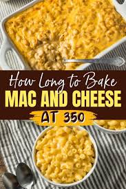 How Long To Bake Mac And Cheese At 350 (Easy Recipe + Tips) - Insanely Good