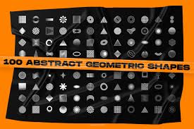 Abstract geometric shape with spherical severed. Abstract Geometric Shapes Plastic Wrap Backgrounds Bundle By A Samolevsky Thehungryjpeg Com