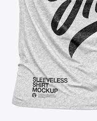 Download Melange Men S Loose Fit Sleeveless Shirt Mockup In Apparel Mockups On Yellow Images Object Mockups