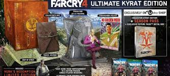Itll be there where are hurk missions they appear as you play the game. Far Cry 4 Ultimate Kyrat Edition Revealed Godisageek Com