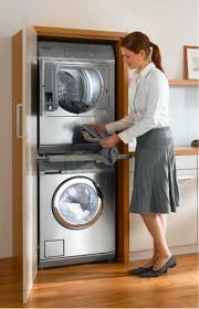 Meuble Pour Machine A Laver Avec Porte En Bois Pour Deco De Buanderie Basement Kitchen Laundry Room Laundry Closet