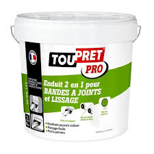 Toupret Enduit 2 En 1 Pour Bandes A Joints Et Lissage Pate 15 Kg Tp Ejl112 Enduit De Lissage Enduit Et Lissage