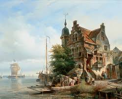 „maar ondanks dat bleven we goed voetballen, doorvechten, kansen creëren en combineren. Fahrstation An Der Flussmundung Zum Offenen Meer Gemalde Von Elias Van Bommel Als Kunstkopie