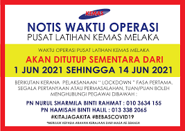 Maybe you would like to learn more about one of these? Pusat Latihan Kemas Melaka Siaran Facebook