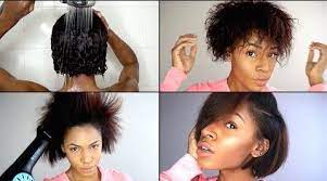 Our recommended best flat iron for fine/thin short hair. Wash Blow Out Flat Iron Routine For Natural Hair Video Blowout Hair Natural Hair Blowout Flat Iron Natural Hair