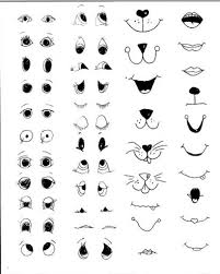 Dessin Yeux Et Bouches Pour Poupees Dessin Yeux Dessin Coloriage