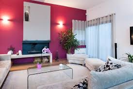 Pink Accent Wall In A French Home Living Room Remodel Pink Accent Walls False Ceiling Bedroom