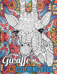 In total we have 26 coloring pages in adult. Giraffe Coloring Book 40 Relaxing Giraffe Mandala Coloring Pages Gift For Giraffe Lover Giraffe Adult Coloring Book Giraffe Coloring Book For Adults Amazon Co Uk Illustrations Real 9798585314346 Books