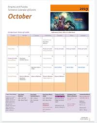 This is the august 2021 calendar for empires and puzzles with the dates of the major game events and quests. October 2019 Calendar Events Trials Rare Quests Atlantis Rises Tentative Player Guides Empires Puzzles Community Forum