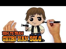 How To Draw Han Solo Chibi Kids Art Lesson Youtube Star Wars Drawings Camping Drawing Drawing Stars