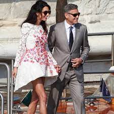 George clooney says the media should be a little kinder to meghan, the duchess of sussex, after she gave birth to a baby boy. Amal Clooney George Clooney Kinder Schon Moglich Gala De