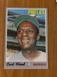 This card reminded me that Curt Flood's refusal to be traded to the Phils  led to the reserve clause's demise : r/phillies