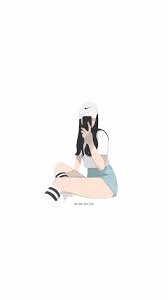 Black And White Mirror Selfie Drawing Pin Oleh Kiara Gabayan Di Kr Wallpaper Ilustrasi Lucu Ilustrasi Karakter Gambar Lucu