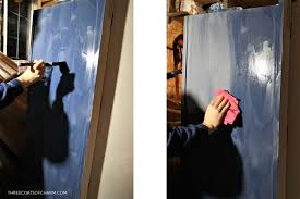 Wet the paint brush well with clean water and brush over the paint dabs and the wood, wetting the brush as needed until the board is covered with color. How To Color Wash Furniture Three Coats Of Charm