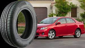 Stock Tire Size For All Toyota Corolla 1991 2017 Youtube