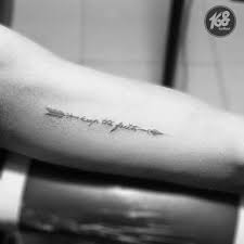 If it's pointing to the sky, it might be a reminder to look up and consider the bigger picture, an omniscient perspective, or a bird's eye view. Resultado De Imagem Para Arrows For Kids Tattoo Children Are Like Arrows Bible Verse Arrow Tattoos Tattoo Quotes Faith Tattoo
