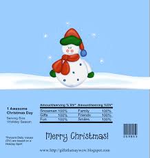 This free printable christmas candy wrapper is fun and colorful and it is decoated with images of a christmas tree, candycane free printable christmas candy wrappers. Free Snowman Christmas Candy Wrapper