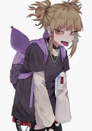 Never too much glue, methinks. Toga Himiko With Long Hair Novocom Top