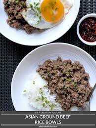 Asian Ground Beef Rice Bowls - Deliciously Quick and Easy!