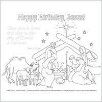 We offer free happy birthday jesus coloring pages for kids at home, children's church or sunday school. Unto You Is Born Happy Birthday Jesus Manger Scene Coloring Page Happy Birthday Jesus Christmas Sunday School Advent Calendars For Kids