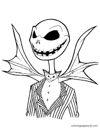 These free, printable summer coloring pages are a great activity the kids can do this summer when it. Jack Skellington With Wings Coloring Pages Nightmare Before Christmas Coloring Pages Coloring Pages For Kids And Adults