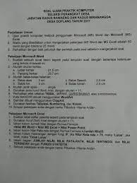 Soal pilihan ganda jaringan komputer. Uzivatel Kecamatan Adipala Na Twitteru Soal Ujian Praktek Komputer Bagi 7 Calon Perangkat Desa Doplang Jabatan Kadus Rawaeng Kadus Wiranangga Selasa 16 5 Https T Co Suqea5vo8n