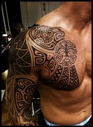 The right arm is a little lighter and has markings at the top, while the left arm has a darkness that extends over the shoulder and onto eivor's chest. 125 Chest Tattoos For Men Things To Know Before Getting