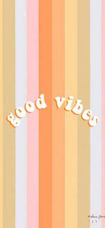 Good Vibes Orange Wallpaper Good Orange Vibes Wallpaper Iphone Wallpaper Vintage Retro Wallpaper Iphone Background Wallpaper