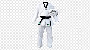 Taekwondo ist eine weltweit bekannte kampfkunst. Dobok World Taekwondo Martial Arts Uniform Olimpic Schwarzer Gurtel Kleidung Kostum Png Pngwing
