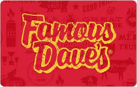 Famous dave's gift card bonus. Amazon Get 20 Off 25 Famous Dave S Gift Card Purchase