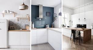 Une autre version de la cuisine blanche et bois moins courante est celle qui consiste à disposer du mobilier bois avec un plan de. Cuisine Blanche 25 Idees Deco Pour S Inspirer