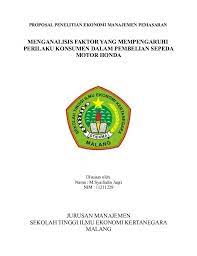 Kajian pustaka adalah deretan daftar referensi dari keseluruhan jenis dari referensi yang telah diambil seperti pada buku, mengutip dari jurnal papers, beberapa artikel, ada juga yang diambil. Proposal Penelitian Ekonomi Manajemen Pemasaran