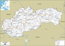 The largest city of slovak republic is bratislava with a population of 429,564. Slovakia Map Road Worldometer