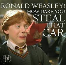Ron Weasley drove me when he attended Hogwarts. What am I?