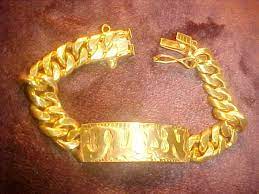 Maybe you would like to learn more about one of these? Big Men S Gold Plated Id Bracelet Juan Name Vintage 90s Strong Heavy 76 5 Grams Mens Id Bracelets Gold Id Bracelets