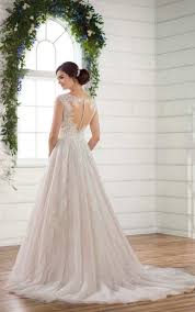 Vintage A Line Wedding Gown Essense Of Australia Wedding Dresses Ball Gowns Wedding Wedding Dresses Lace Ballgown