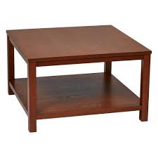 Now you can shop for it and enjoy a good deal on aliexpress! Office Star Products Merge 31 In Cherry Medium Square Wood Coffee Table With Shelf Mrg12sr1 Chy The Home Depot