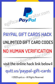 Paypal Gift Card Generator No Human Verification 2020 In 2020 Paypal Gift Card Gift Card Generator Online Gift Cards
