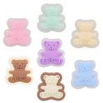 Save Big on Bulk Cute Wristbands 50Pcs Bear Button Charms For Kids Garden Shoes DIY Sandal Decorations With Flowers For Wristbands | Best Deals on ...