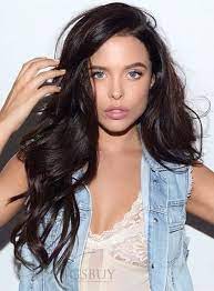 Attractive Long Loose Wave Full Lace Human Hair Wig 24 Inches Brown Hair Colors Blonde Lace Front Wigs Beautiful Hair