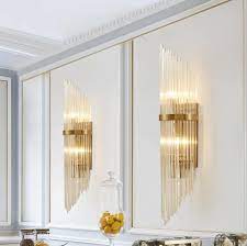Shop this collection (27) upton brushed nickel led sconce. Crystal Wall Sconce Wall Lamp Lighting Fixture Sofary Lighting