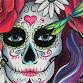 Sugar Skull Acrylic on Canvas