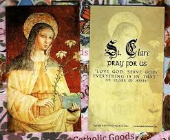 This solution contains 300 words of personal notes on the interpretation of some quotes from 'uncle tom's cabin by harriett beecher stowe'. St Saint Clare With Prayer Quote Paperstock Holy Card Ebay
